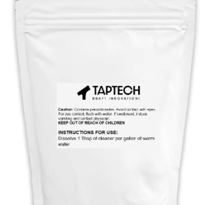 Taptech draft innovation cleaner pouch.